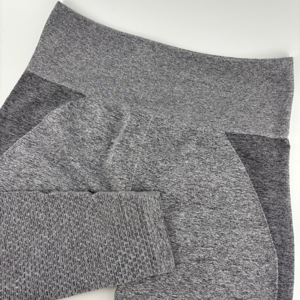 Fabletics Seamless Leggings Womens M Grey Contoured High Waist LG1828723